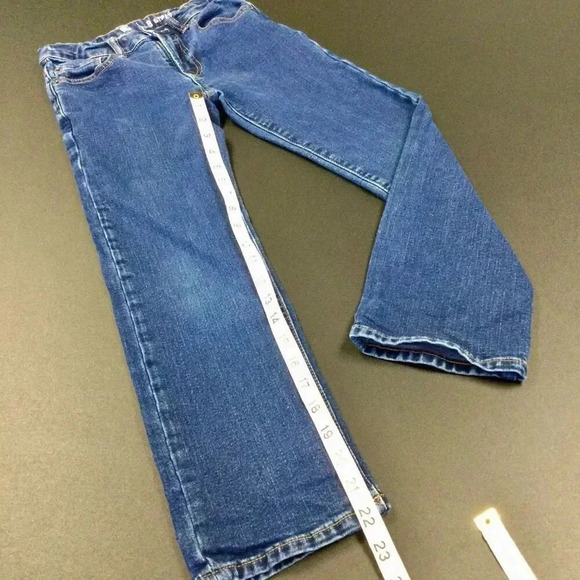 GAP kids  Blue Denim Five Pocket Style Straight Jeans Size 8 - Picture 8 of 10